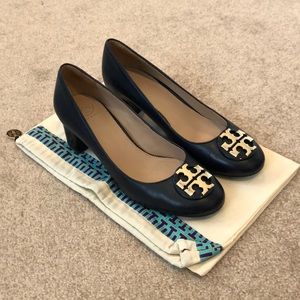 Tory Burch NAVY Janey 50MM Pump
